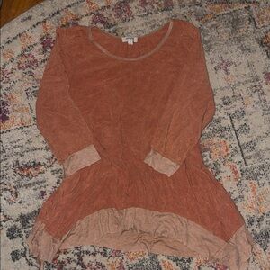 Umgee Rust Long Sleeve Tunic